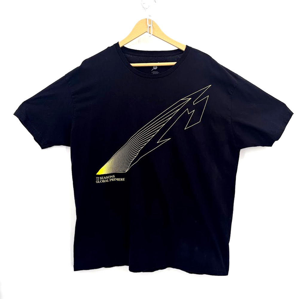 Metallica 72 Seasons Global Premiere T Shirt 3XL 2023 Listening Party Black